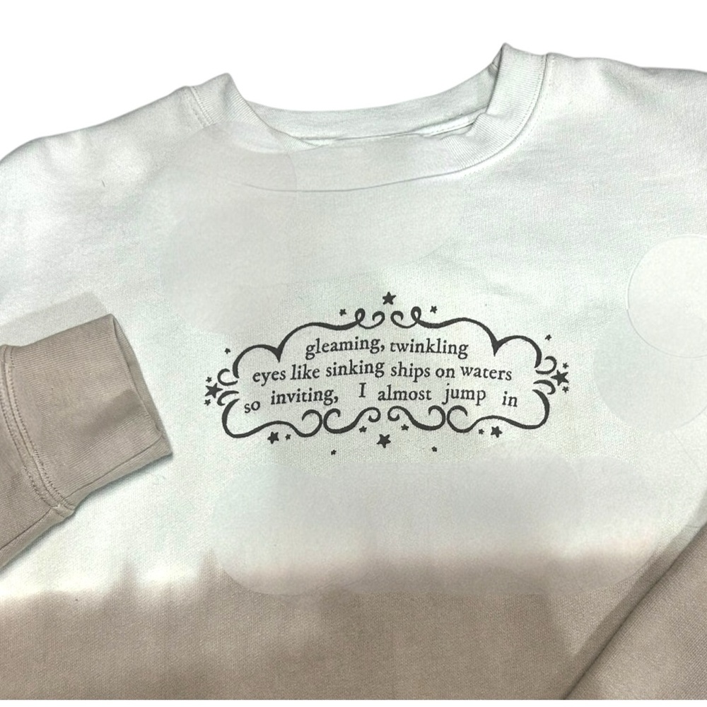 Taylor Swift 💛Gold Rush💛 Evermore Album Crewneck size Medium